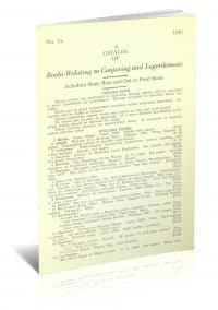 A Catalog of Books Relating to Conjuring And Legerdemain by Leo Rullman PDF