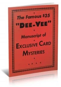 The Famous $25 "Dee-Vee" Manuscript of Exclusive Card Mysteries by Dai Vernon and F. W. Ross PDF