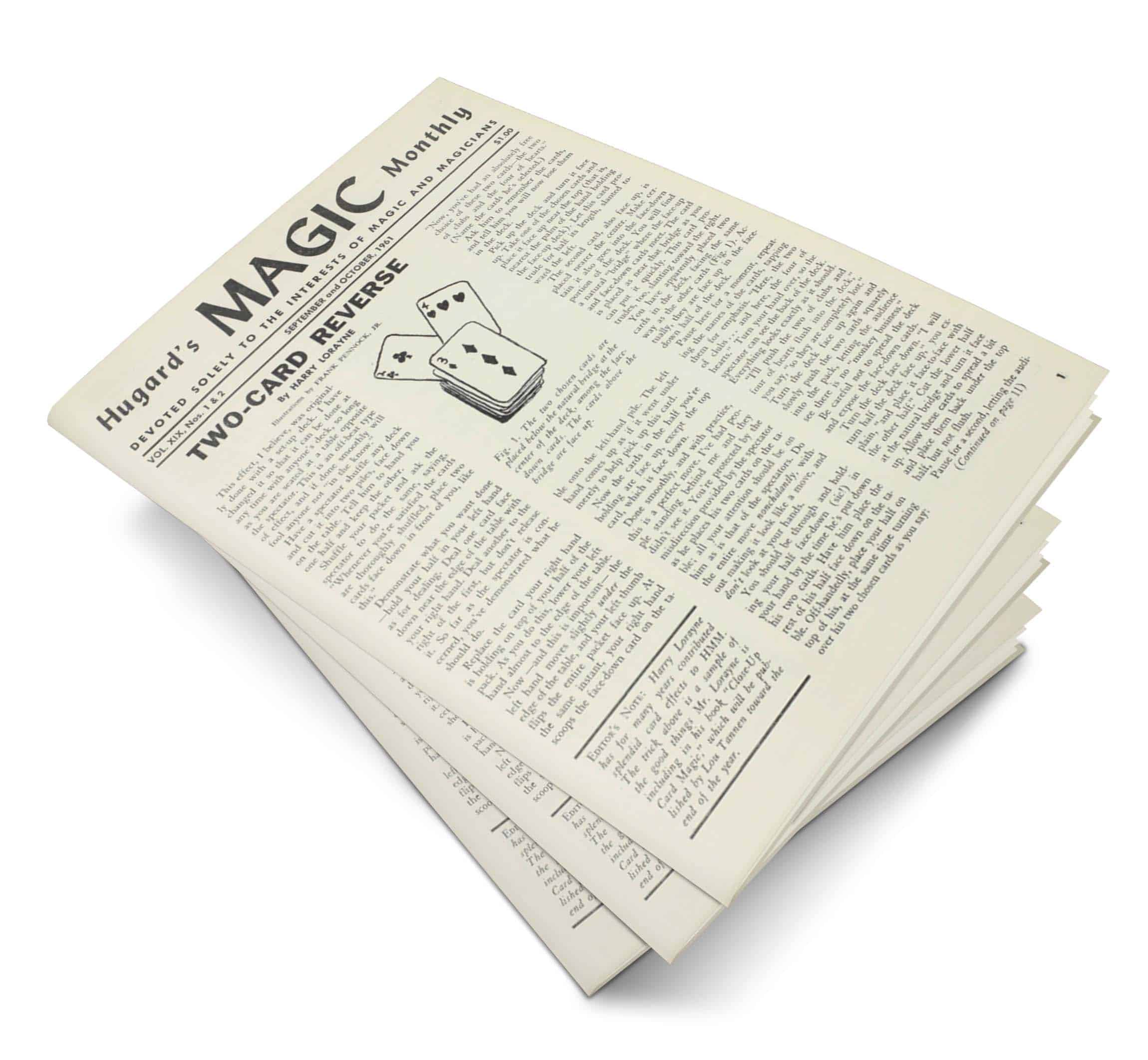 Hugard's Magic Monthly Volume 19 PDF