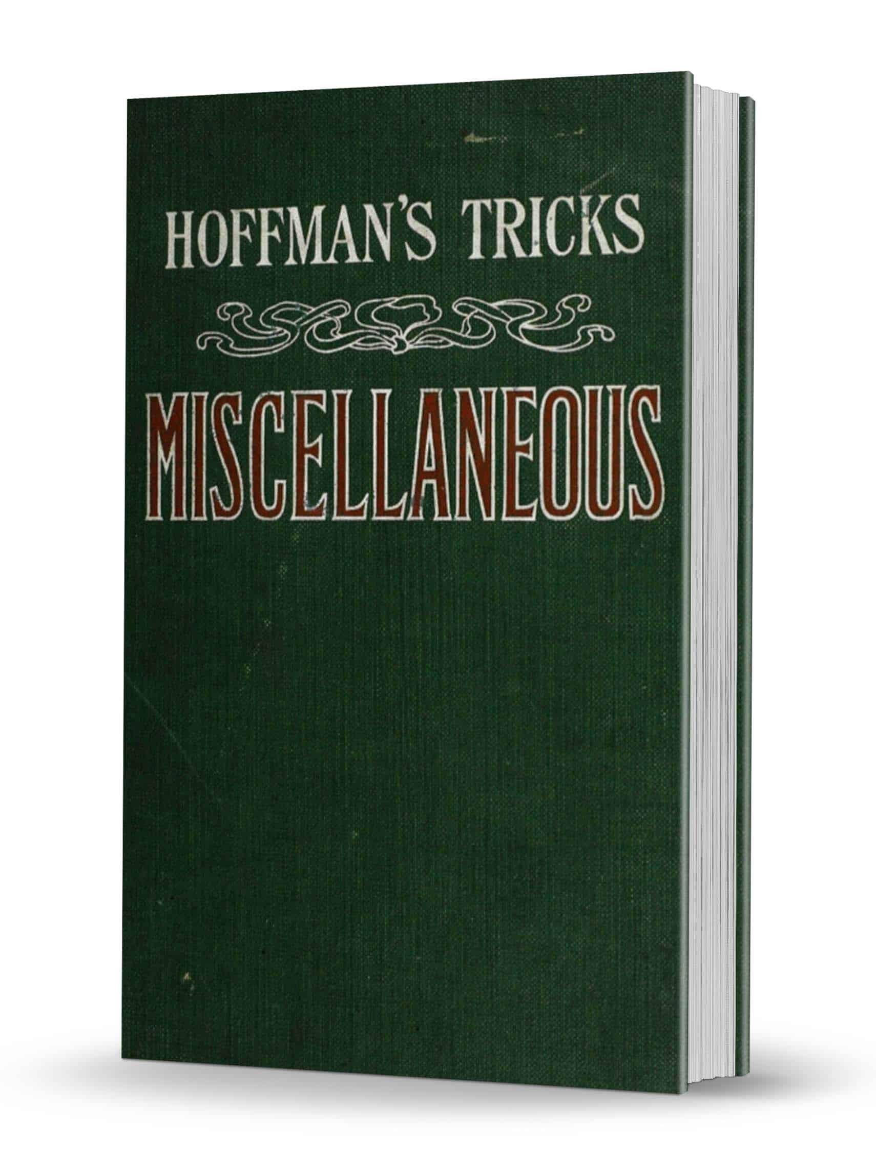 Miscellaneous Conjuring Tricks PDF