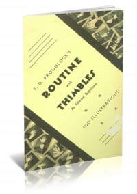 E. D. Proudlock's Routine with Thimbles described by Edward Bagshawe PDF