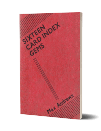 PDF - Sixteen Card Index Gems by Max Andrews