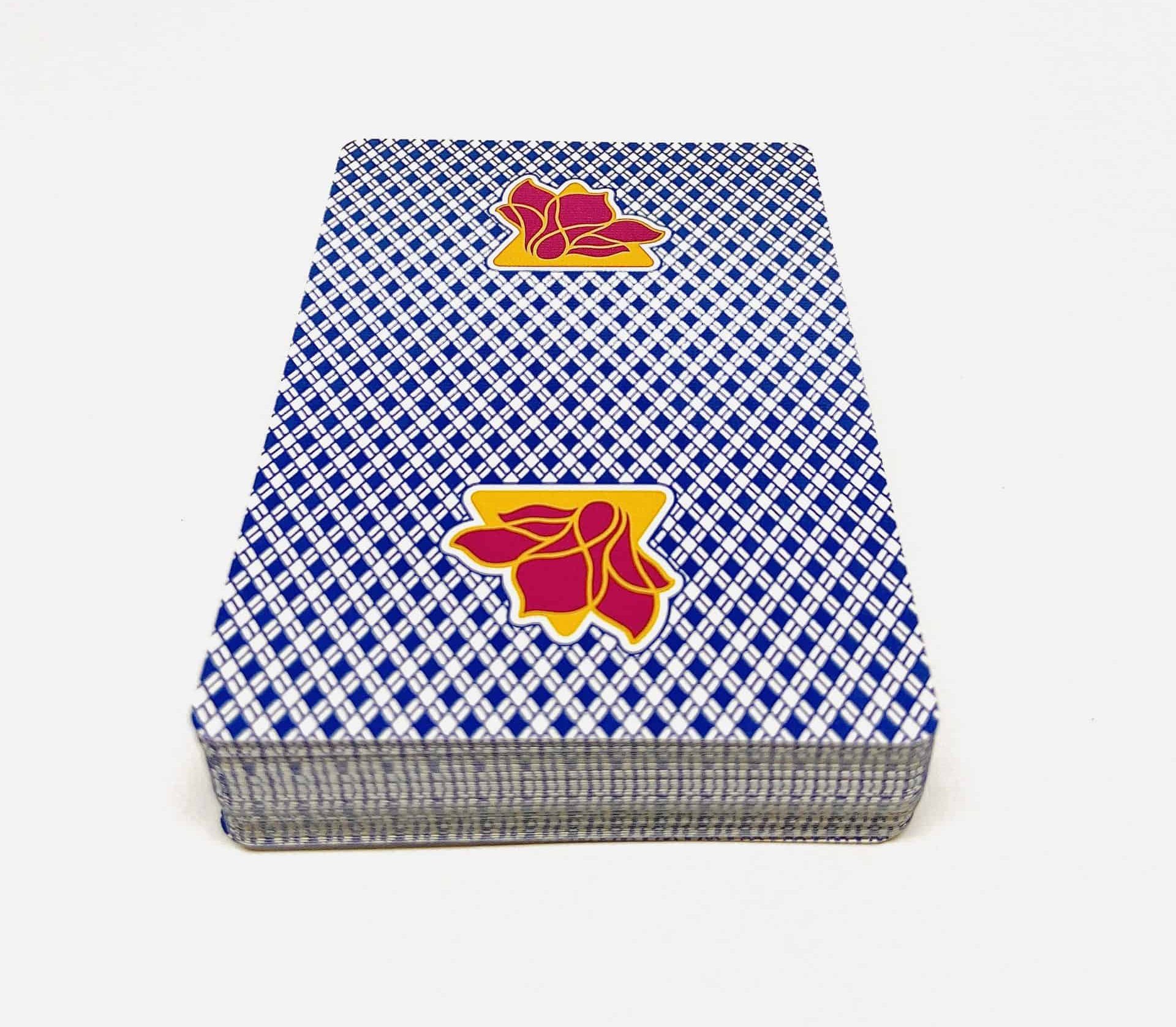 Bee Lotus Casino Playing Cards Bricks - Blue - Image 2