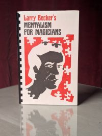 Mentalism for Magicians by Larry Becker